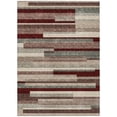 thumbnail image 2 of Addison Rugs Chantille Indoor/Outdoor Transitional Stripes Merlot Washable Rectangle Rug, 10' x 14', 2 of 6