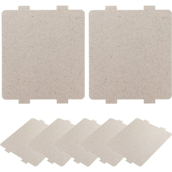 GETAJGHSD 8Pcs Microwave Waveguide Cover Beige Mica Plate Sheet Microwave Oven Accessory