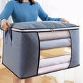 thumbnail image 2 of Organisez Votre Placard avec Ce Grand Sac de Rangement - Poignée Renforcée, Fenêtre Transparente, 2 of 5