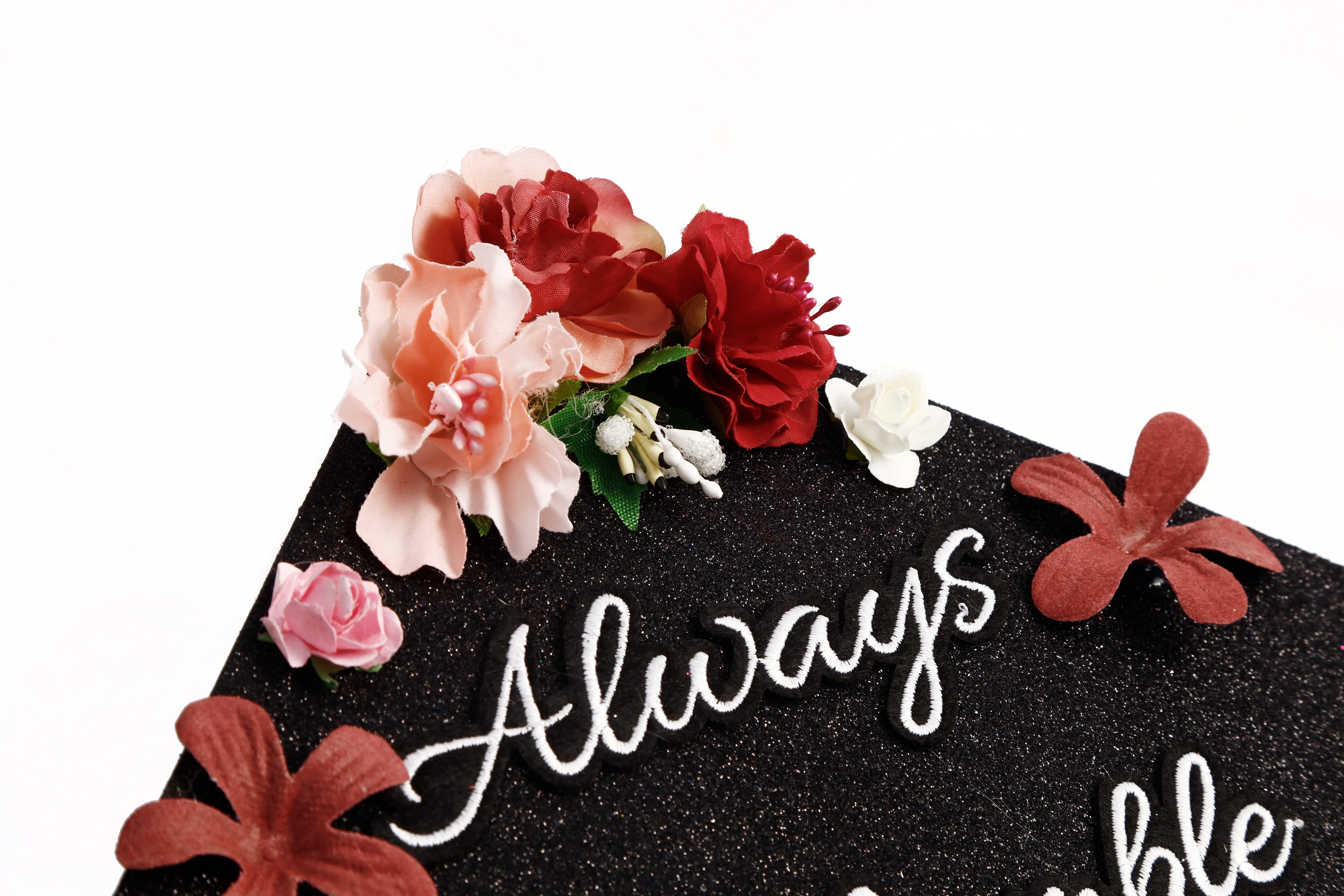 Handmade Graduation Cap Topper, Graduation Cap Decorations, Always Stay Humble and Kind
