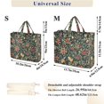 thumbnail image 2 of FORMRS Womens Corduroy Tote Bag Crossbody Shoulder Handbag with Pocket, Christmas Bows, 2 of 7