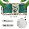 thumbnail image 2 of 1 Pcs 2D Flat License Plate Covers & Frames, Flag of Equatorial For Decorative Front, Waterproof For Decoration Aluminum License Plate Covers & Frames Cover For Men Women, 12" X 6", 2 of 6
