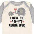 thumbnail image 4 of Inktastic Grandchild Best Abuela Ever Boys or Girls Long Sleeve Baby Bodysuit, 4 of 5