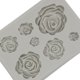 thumbnail image 3 of Billuyoard Fenkicyen 3D Rosa Fondant Molde Lindo Silicona Antiadherente Flor Molde para Decoración de Pasteles Pastel de Chocolate Molde Herramientas y accesorios para hornear, 3 of 5