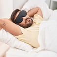 thumbnail image 3 of Breathable 3D Sleep Mask, Black-Out Eye Mask for Men & Women, Travel Night Blindfold & Eye Shade Cover for Better Sleep, 3 of 4