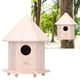 thumbnail image 4 of CAJA DE ANIDACIÓN DE PÁJAROS, PEQUERO DULCE, NO FÁCIL, ALIMENTOR DE CASAS DE PÁJAROS COMIDAS POR LA POLILLA, MADERA NATURAL PARA JARDINES AL AIRE LIBRE, 4 of 7