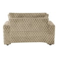 thumbnail image 6 of Furniture of America Dresdan Fabric 2-Arm Oversized Chaise in Light Brown, 6 of 11