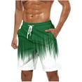 thumbnail image 2 of ZRGHAOYLQ Sales Today Clearance Men Swim Trunks Quickly Dry Elastic Waist Summer Beach Shorts Fashionable Drawstring Board Shorts Tie Dye Print Hawaiian Swimwear, 2 of 5