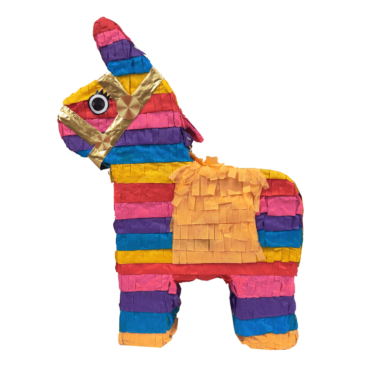 Donkey Rainbow Colored Mexican Theme Birthday Party, Cinco De Mayo, Fiestas, Celebration - Walmart.com
