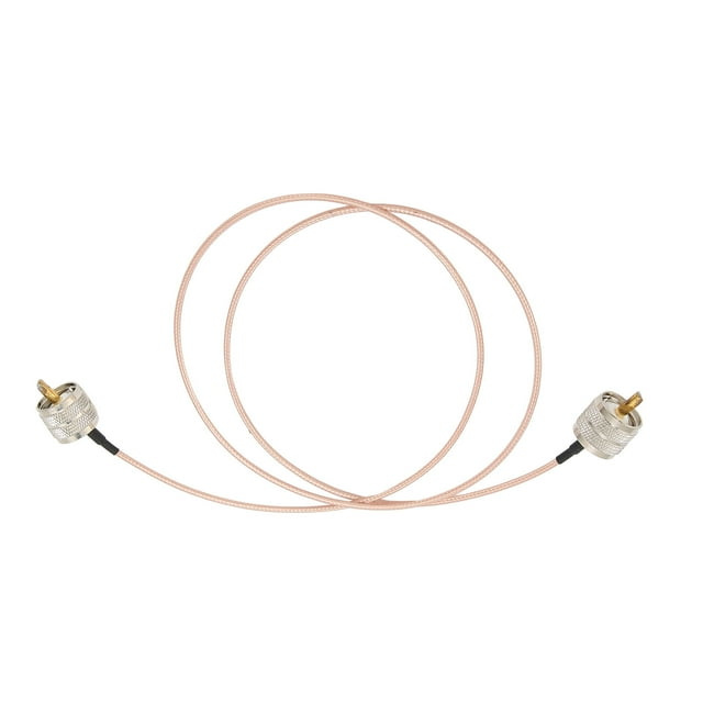 Jumper PL-259 Cable De Puente Coaxial De Baja Pérdida Estable Fácil De Usar Cable De Puente Coaxial Digital UHF Para Antenas Con Conector PL259