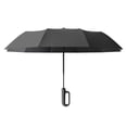 thumbnail image 1 of Paraguas plegable automático, paraguas de viaje plegable para viajes, camping y exteriores. Negro 106cmx71cm, 1 of 9