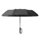 thumbnail image 1 of Paraguas plegable automático con mango novedoso para actividades al aire libre y senderismo. Negro 106cmx71cm, 1 of 9