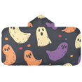 thumbnail image 5 of Yayeee Kids Hooded Towels Toddler Soft Absorbent Beach Bathing Wrap 50" x 23.5", Purple Halloween Ghosts, 5 of 5