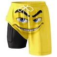 thumbnail image 3 of Men's Beach Shorts for Summer Swim Trunks with Print Double Layer Design for Surf and Pool Activities, 3 of 3
