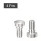 thumbnail image 2 of Tornillos moleteados para pulgar, pernos de hombro de latón M3x10 mm, sujetadores de perillas de agarre, 4 piezas tiene resistencia a la corrosión y a la oxidación, 2 of 5