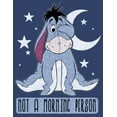 thumbnail image 2 of Boy's Winnie the Pooh Eeyore Not A Morning Person  Pull Over Hoodie Navy Blue Heather Large, 2 of 4