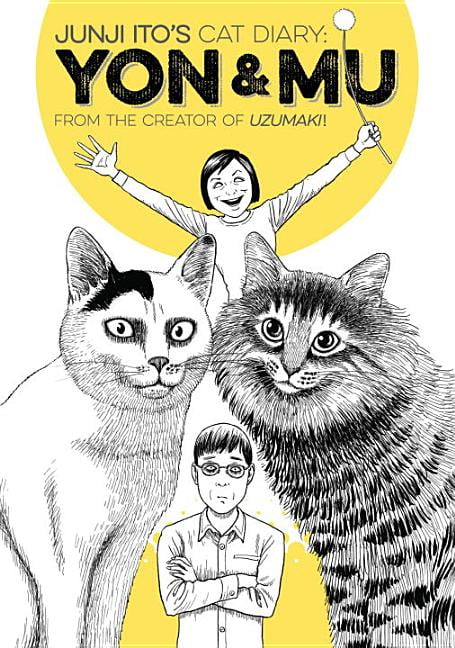 The cover of the book, 'Junji Ito's Cat Diary.'