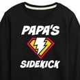 thumbnail image 3 of Instant Message - Dad & Son Matching Set - Papa & Sidekick - Men's & Kids Long Sleeve T-Shirt, 3 of 6