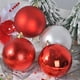 thumbnail image 4 of Decoraciones navideñas, adornos navideños, regalos de Navidad. Juego de 4 bolas navideñas colgantes de plástico de 12 cm (4,7 pulgadas)., 4 of 6