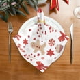 thumbnail image 2 of GZHJMY Christmas Gingerbread Cloth Napkins Washable Napkin for Dinner Table Decorative for Home Dinner Restaurant Parties 20 Inch 4 Pack Decorative Washcloths, 2 of 7