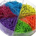 thumbnail image 4 of Clips de papel multicolores 6 colores diferentes 600 piezas CHAO, 4 of 4
