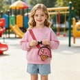 thumbnail image 5 of Kids Cute 3D Cartoon Pocket Pullover Sweatshirt Cute Casual Crew Neck Sweatshirt Girls Boys Funny Graphic Novelty Shirts with Bag, 5 of 6