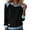 Black, variant on Shirt for Women Casual Lapel Denim Stitching Pullover Sweatshirt Womens Fashion Summer Essentials Clothing