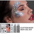 thumbnail image 2 of Sequin Gel Set Makeup Fish Scale Sequin Gel Glitter Stage Performance Eyeshadow, 2 of 5