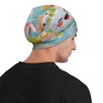thumbnail image 5 of Rocae Kawaii Sushi Characters Delight for Beanies Hats for Men Women Warm Chunky Knit Hats Winter Adult Milk Silk Knitted Beanie, 5 of 7