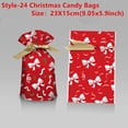 thumbnail image 1 of Bolsas de papá noel para dulces y galletas, 5/10 piezas, decoración navideña, 2023 bolsas de regalo, bolsa de embalaje de navidad, suministros para fiestas de año nuevo 2024, 1 of 4
