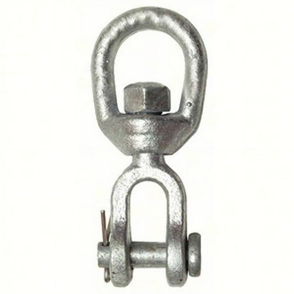 SeaChoice Hot Dip Galvanized Jaw & Eye Swivel