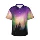 thumbnail image 1 of Fotbe Northern Lights Camisa Hawaiana para Hombre Unisex – Camisa Casual de Verano con Botones de Manga Corta de Algodón y Lino,Small, 1 of 7
