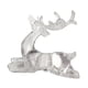 thumbnail image 3 of Estatua de ciervo decorativa, figura de reno, accesorios acrílicos, escultura de reno transparente Estilo B, 3 of 9