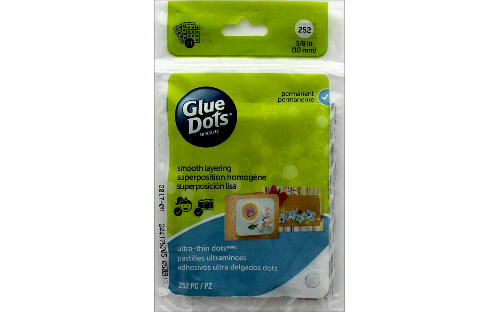 Glue Dots Ultra Thin 3/8" Sheet 252pc Walmart Canada