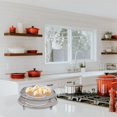 thumbnail image 4 of 2pc Stainless Steel Steam Rack Set - Round Steaming Trays with Removable Legs for Pots & Pans (20cm, 22cm), 4 of 5