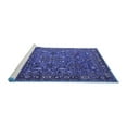 thumbnail image 2 of Ahgly Company Machine Washable Indoor Rectangle Oriental Blue Traditional Area Rugs, 5' x 7', 2 of 4