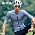thumbnail image 4 of INBIKE - Maillot de ciclismo de manga corta de verano para hombre, ropa de ciclismo de carretera para hombre, ropa deportiva para ciclismo de montaña MTB, 4 of 5