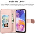 thumbnail image 5 of Case for Samsung Galaxy A15 A14 A03S A12 A13 A23 A53 A54 5G Wallet Case,Takfox [RFID Blocking] 9 Card Holder Stand [Shockproof TPU Interior Case] PU Leather Magnetic Protective Flip Cover[Marble], 5 of 8