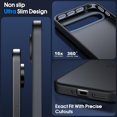 thumbnail image 5 of KOMI Shockproof for Google Pixel 9 Pro XL Case [16Ft Military Grade Drop Tested] Translucent Slim Protective Anti-Scratch Anti-Fingerprint Phone Case for Pixel 9 Pro XL, Black, 5 of 7