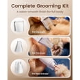 thumbnail image 3 of Dog Grooming Vacuum, 15000Pa Pet Vacuum Kit Shedding 99% Pet Hair, Dog Grooming Clippers with Trimmer Nail Grinder, ≤ 59dB Quiet Brush with 6 Tools, 2L Canister for Home Cleaning,Cozy  2, 3 of 7