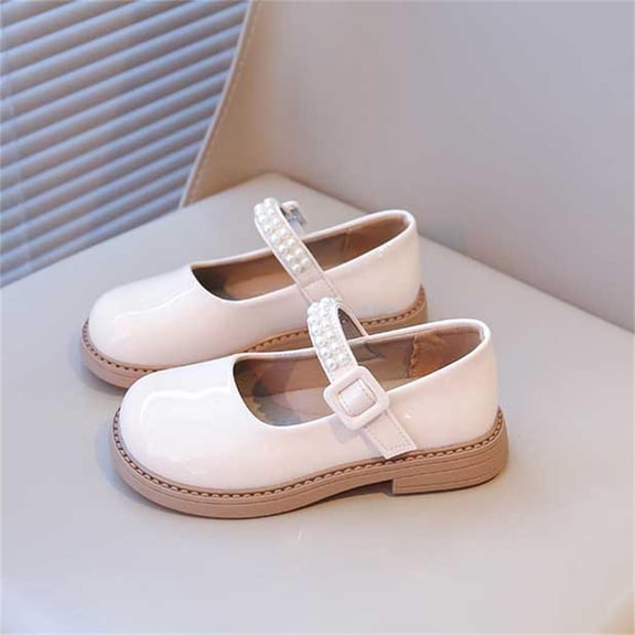 Abomasnow Toddler Girl Mary Jane Little Kid Oxford Shoes Little Girl School Uniform Shoes for Wedding Party