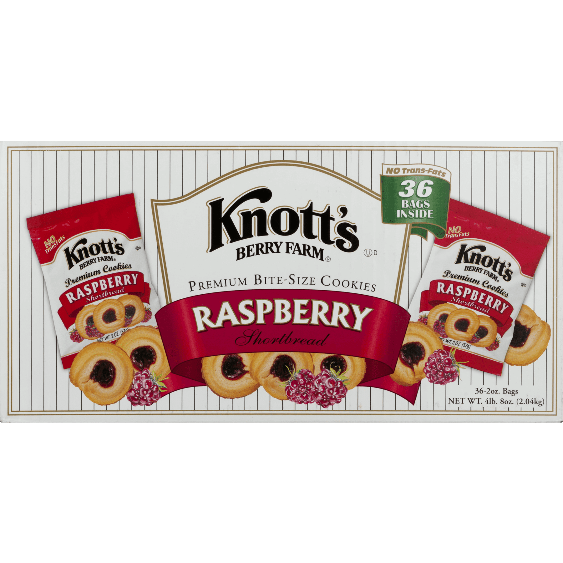 Knott's Cookies, Club Pack, Raspberry, 2 Oz, 36 Ct