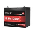 thumbnail image 1 of Batería de litio LiFePO4 Dufume 12 V 100 Ah 1280Wh con BMS, 1 of 8