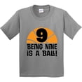 thumbnail image 3 of Inktastic 9th Birthday Basketball Sports Boys Youth T-Shirt, 3 of 5