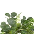 thumbnail image 4 of Northlight Decorative Plastic Floral Artificial Plant & Flower Wreath, Green, 4 of 4