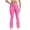 Hot Pink-02, variant on Women's Athletic Pants Butt Workout Yoga Stretch Pants High Waist Jogger Flare Sweatpants