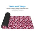 thumbnail image 4 of Pofeuu Rose Flowers Print Desk Mat for Keyboard and Mouse，Computer Desk Matt for Desktop，Large Mouse Pad for Desk，Desk Pads on Top of Desks 12x31.5in, 4 of 8