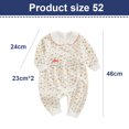 thumbnail image 2 of Pijama de bebé Laklulu, mono de una pieza de manga larga para niños y niñas, 52 cm, 2 of 5