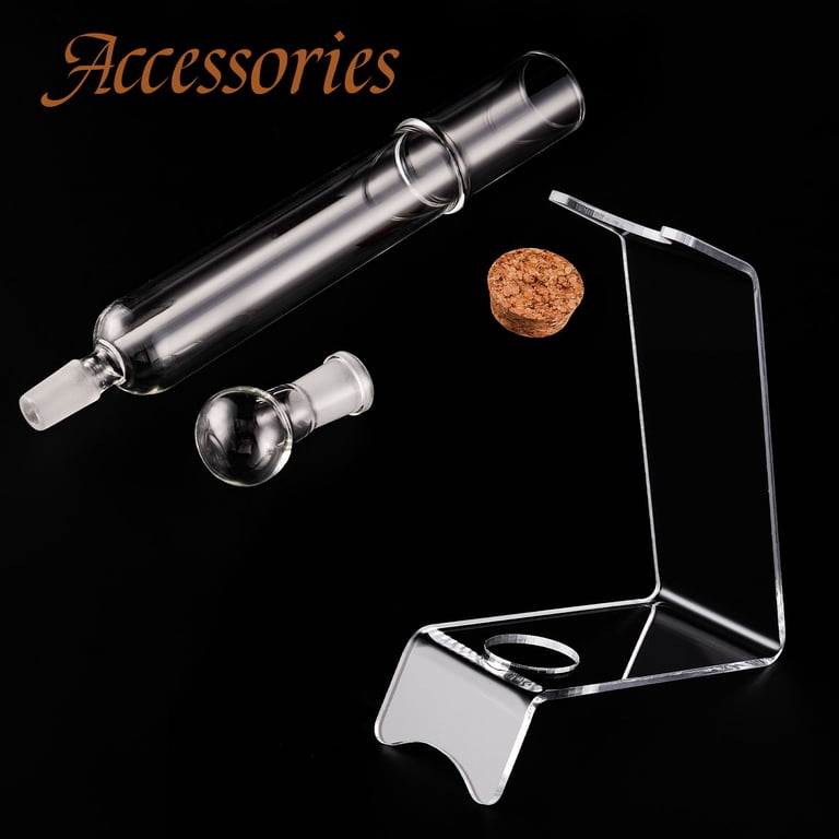 glass cigarette holder tube Handmade Holder, Tobacco Mouthpiece Fits Standard Size Filter Tip for Traditional Smoking Accessories with 1pcs Cleaning Brushe(Set of 3) : Health & Household 3.75” Glass Cigarette Holder /