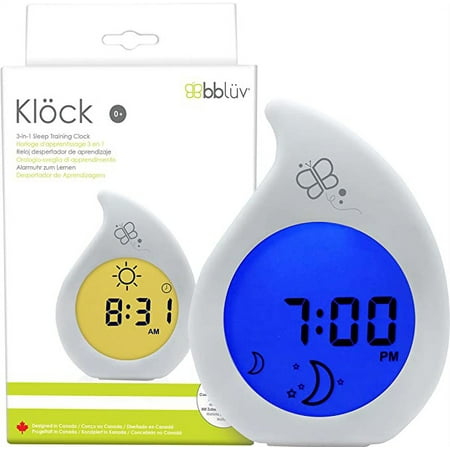 bblüv - Klöck ‒ 3 in 1 Kids Alarm Clock, Night-Light, Sleep Trainer, Learning Time – 7 Levels of Brightness